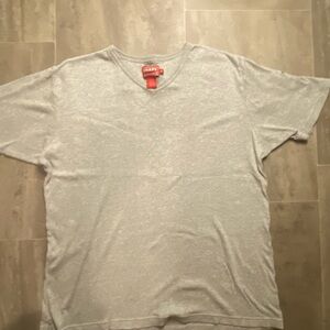 Chaps Light Gray Men's Short Sleeve Tee